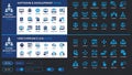 Software Development and User Experience Icons Royalty Free Stock Photo