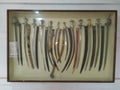 Collection of Indian Old Swords Museum Rajputana old year 300 abov2 Royalty Free Stock Photo