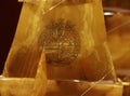 Collection of the international Maritime museum in Hamburg - ship made of natural amber