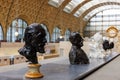 Statues by Auguste Rodin, at the Orsay Museum in Paris. France