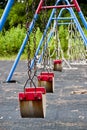 Collection of isolated play equipment Royalty Free Stock Photo