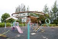 Collection of isolated play equipment Royalty Free Stock Photo