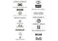 Collection of Italian clothing houses logos