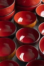 Collection of Japanese bowls Royalty Free Stock Photo