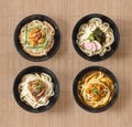 Collection of Japanese Udon Noodles