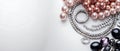 A collection of jewelry including pearls, diamonds, and other gemstones