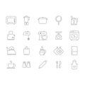 collection of kitchen icons. Vector illustration decorative design