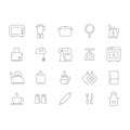 collection of kitchen icons. Vector illustration decorative design Royalty Free Stock Photo