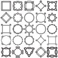 Collection of Knotwork Decorative Ornamental Border Frames.