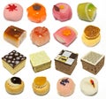 Collection of korean traditional cakes