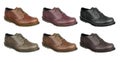 Collection of men shoes different colors same model