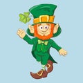 Collection of Leprechaun for Saint Patricks design.