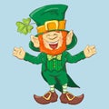 Collection of Leprechaun for Saint Patricks design.