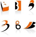 Collection of letter B icons