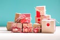 Collection of little handmade gift boxes