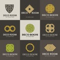 A collection of logos for interior