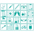 collection of medical icons. Vector illustration decorative design Royalty Free Stock Photo