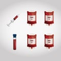 collection of medical items. Vector illustration decorative design Royalty Free Stock Photo