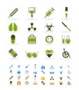 Collection of medical themed icons Royalty Free Stock Photo