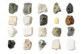 Collection of minerals Royalty Free Stock Photo