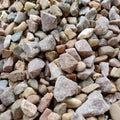 Mixed River Rock Texture Royalty Free Stock Photo