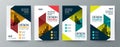 Collection of modern design poster flyer brochure cover layout t