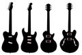Silhouetted Guitar Collection