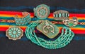 Collection of Native American Jewelry, Turquoise and Sterling Silver.