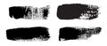 Collection of natural brush strokes