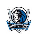 Collection of NBA team logos vector illustration Royalty Free Stock Photo