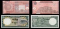 Collection of old banknotes Central Bank of Bangladesh Royalty Free Stock Photo