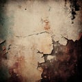 Collection of old grunge textures backgrounds for a vintage and distressed look in design and artistic projects. Royalty Free Stock Photo