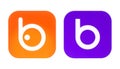 Collection of old and new Badoo logos