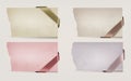 Collection of old paper banners with ribbons Royalty Free Stock Photo