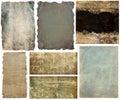 Collection paper banners and backgrounds Royalty Free Stock Photo