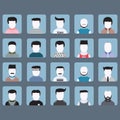 collection of people avatar. Vector illustration decorative design