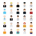 Collection of people and occupation. Vector illustration decorative design