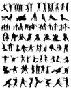 Collection of people silhouettes