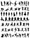 Collection of people silhouettes