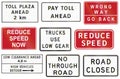 Collection of Philippine informational road signs