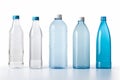 Collection plastic bottles. Generate Ai