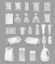 Collection of polypropylene plastic packaging