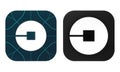 Collection of popular old & new travel Uber icons