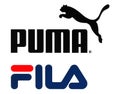 Collection of popular sportswear manufactures logos