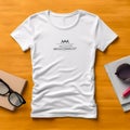 Hanging T-Shirt Mockup Templates for Sale Merchandising and Apparel Design Royalty Free Stock Photo