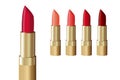 Collection of red lipstick