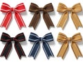 Collection of ribbons isolated on white background Royalty Free Stock Photo