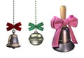 Set of Stainless Steel Festive Bells