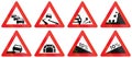 Collection of Road Signs Used in Denmark