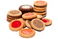 Collection of round cookies